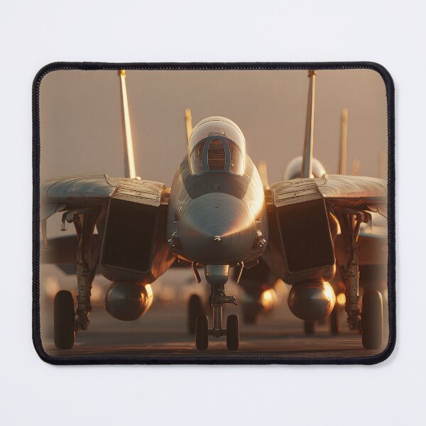 Item preview, F-14 Tomcat on an Airstrip - Aviation, Patriotic Series designed and sold by Mission Ready.