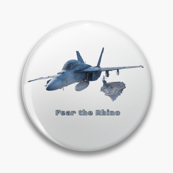 Aperçu de l'œuvre Craignez le Rhino - Opérations sur porte-avions F/A 18-E/F Super Hornet créée et vendue par Mission Ready.