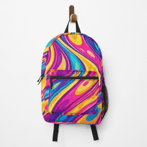 Item preview, Psychedelic Wave Abstract – Vibrant Flow Art designed and sold by ArtoryNest.