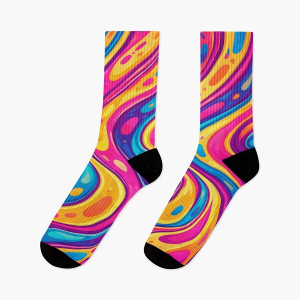 Item preview, Psychedelic Wave Abstract – Vibrant Flow Art designed and sold by ArtoryNest.