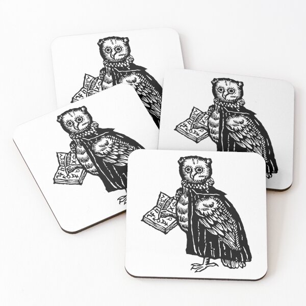 Item preview, Medieval Marginalia Astrologer Owl Art designed and sold by bsoguvemm41.