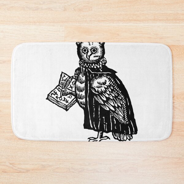 Item preview, Medieval Marginalia Astrologer Owl Art designed and sold by bsoguvemm41.