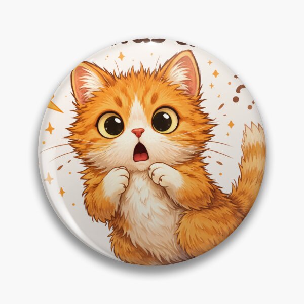Item preview, Shocked cat designed and sold by DreamBig13787.