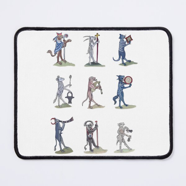Item preview, Medieval Marginalia Animal Procession designed and sold by bsoguvemm41.