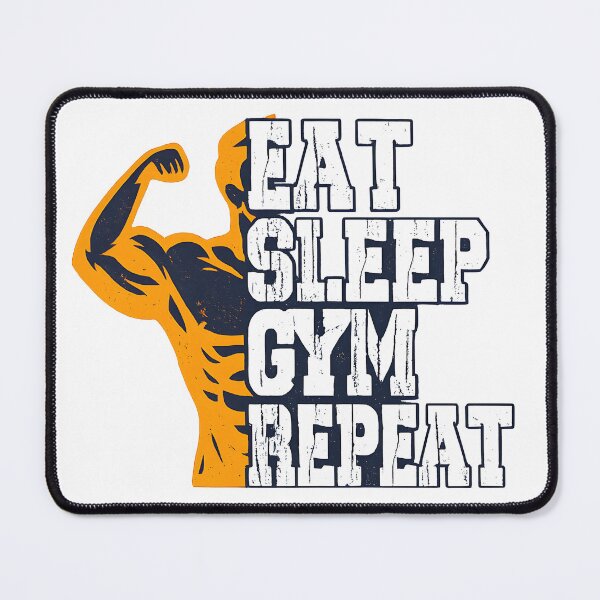 Item preview, Eat Sleep Gym Repeat Gym Shirt designed and sold by Mavriboy.