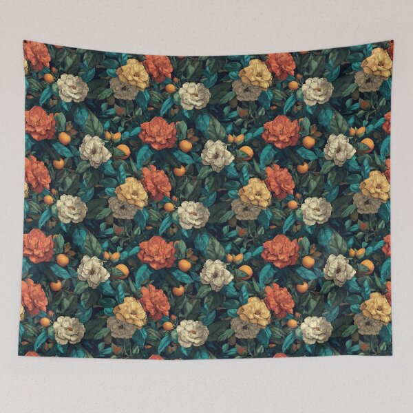 Item preview, Lush Gardenias Print  - Botanical Garden Pattern  - Gift Ideas For Women designed and sold by RoyalStarsPatts.