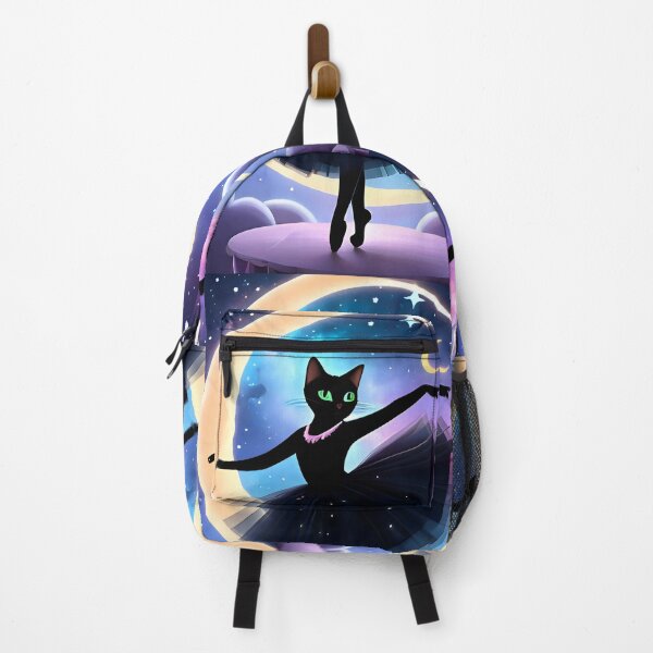 Item preview, Cosmic Ballet Cat Dancing Inside Glowing Moon Ring designed and sold by VISO-art.