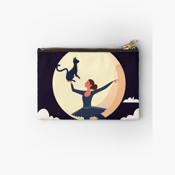 Item preview, Ballerina Dancing With Cat Under Moon Lover designed and sold by VISO-art.