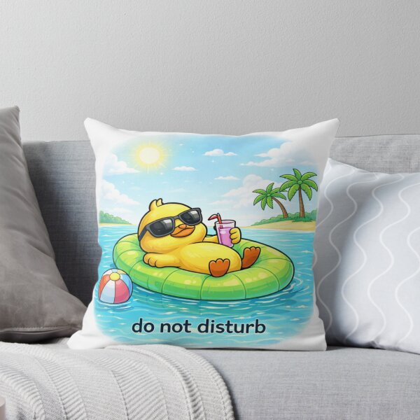 Item preview, Chill Duck on Float – do not disturb designed and sold by ArtoryNest.