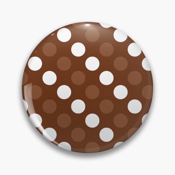 Item preview, Brown and White Polka Dots (DL) designed and sold by POLKAIWERX.