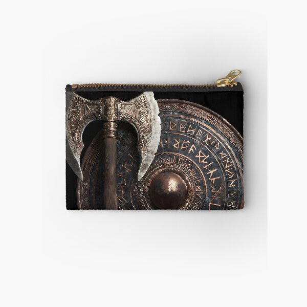 Item preview, Fantasy Dwarven Axe and Shield - RPG Fighter Cleric designed and sold by Mission Ready.
