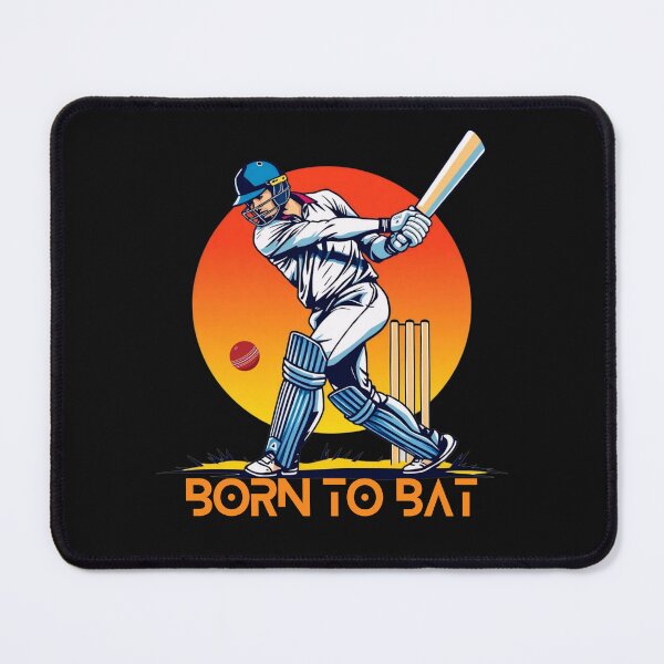 Item preview, Dynamic, Retro-style Cricket Batsman Colorful Design designed and sold by LoudVictory.