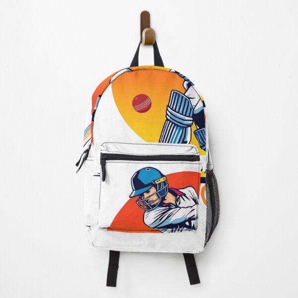 Item preview, Dynamic, Retro-style Cricket Batsman Colorful Design designed and sold by LoudVictory.