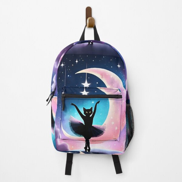Item preview, Celestial Ballet Cat Dancing On Dreamy Moonlight Sky designed and sold by VISO-art.