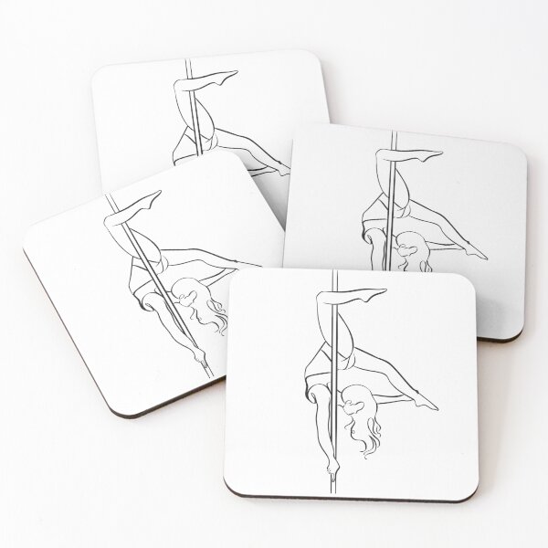 Item preview, Dancing with Gravity - Pole Dance Aesthetic Illustratiom designed and sold by luvrest.