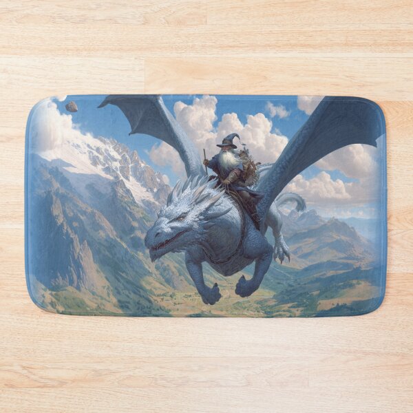 Item preview, Wizard Riding a Dragon v.2 - Fantasy Series designed and sold by Mission Ready.