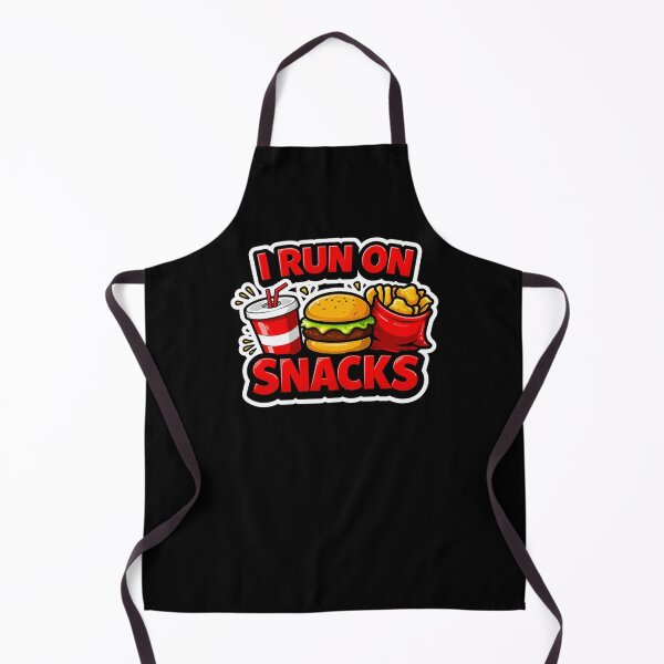 Item preview, I Run On Snacks Funny Food Lover Energy Design designed and sold by Timeless Junction.
