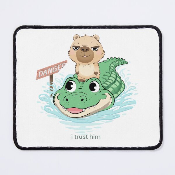Item preview, capybara i trust him-T designed and sold by Kanom-Tom.