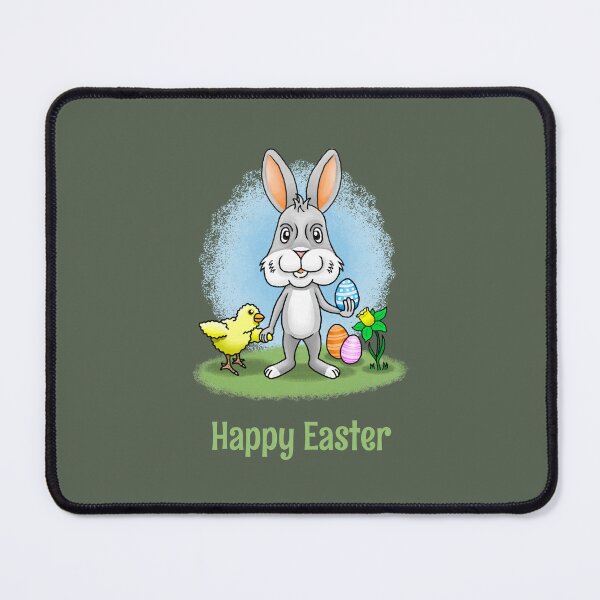 Item preview, Happy Easter greetings from the Easter Bunny and the Chicken designed and sold by Restarter.