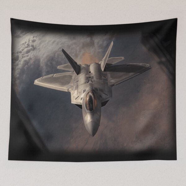 Item preview, F-22 Air Dominance Raptor Jet Fighter - Patriotic Series designed and sold by Mission Ready.