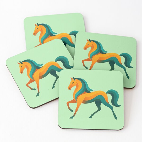 Item preview, Abstract Horse – Vibrant Dynamic Design designed and sold by Dogandesighn.