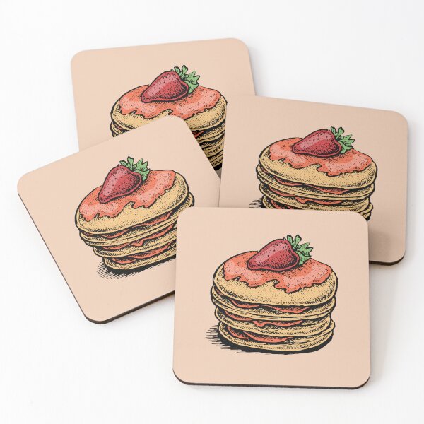 Item preview, Just a Stack of Pancakes -- minimalist foodie designed and sold by The Sporty Nerd.