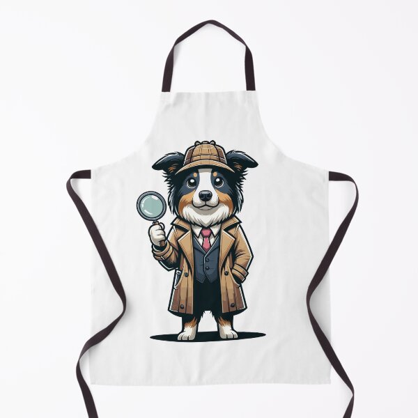 Item preview, Border Collie Detective Funny Gift for Mystery Lovers and Dog Owners designed and sold by CyfroweMysli.