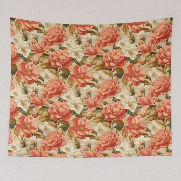 Item preview, Whimsical Gardenias Floral  - Birth Flower Pattern  - Gifts For Her designed and sold by RoyalStarsPatts.