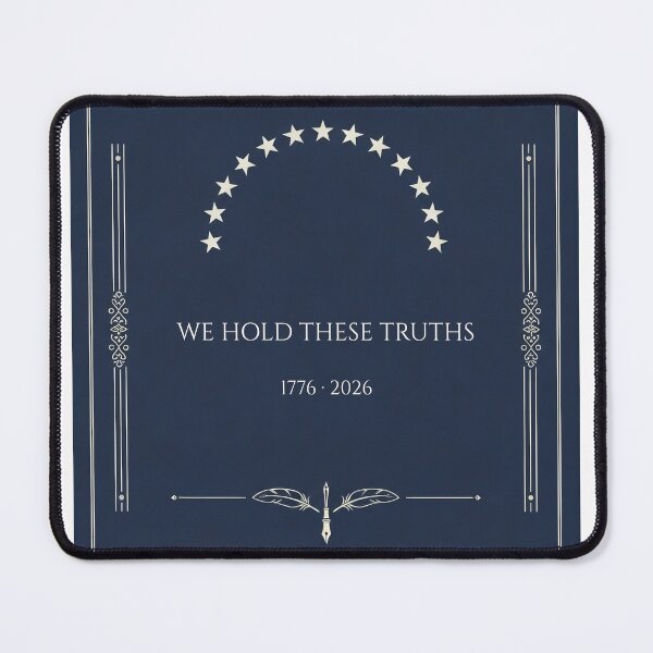 Item preview, We Hold These Truths – Vintage American Independence Typography (1776-2026) designed and sold by BestVarieties.