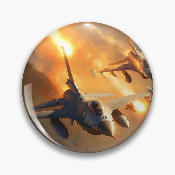Item preview, F-16 Falcon Fighter Jet - Patriotic Series designed and sold by Mission Ready.