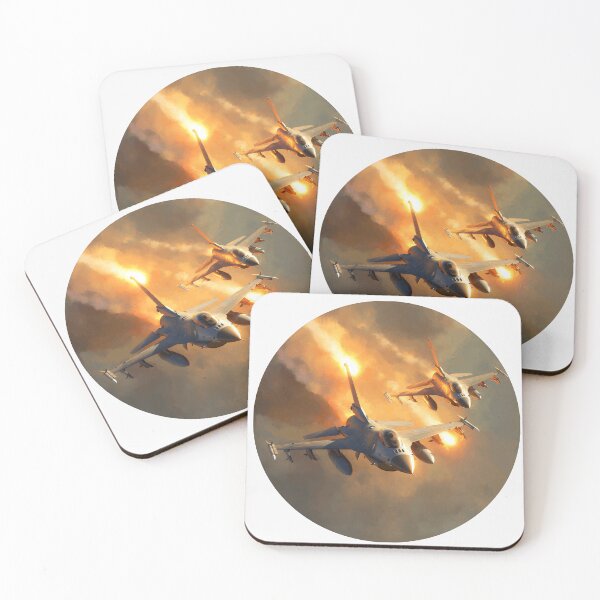 Item preview, F-16 Falcon Fighter Jet - Patriotic Series designed and sold by Mission Ready.
