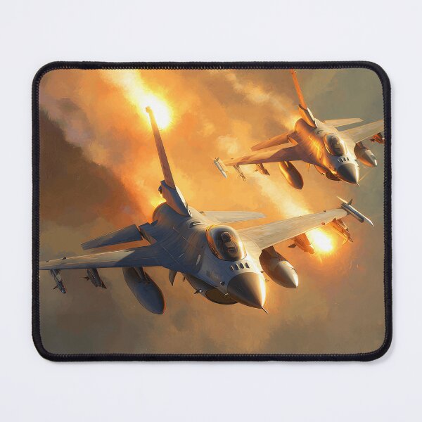 Item preview, F-16 Falcon Fighter Jet - Patriotic Series designed and sold by Mission Ready.