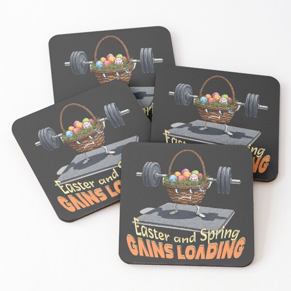 Item preview, Easter and Spring Gains Loading – Funny Gym Basket designed and sold by TestudoDesign.