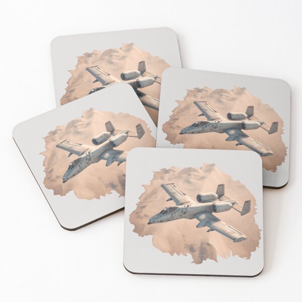 Item preview, A-10 Thunderbolt, Warthog over Desert - Patriotic Series designed and sold by Mission Ready.