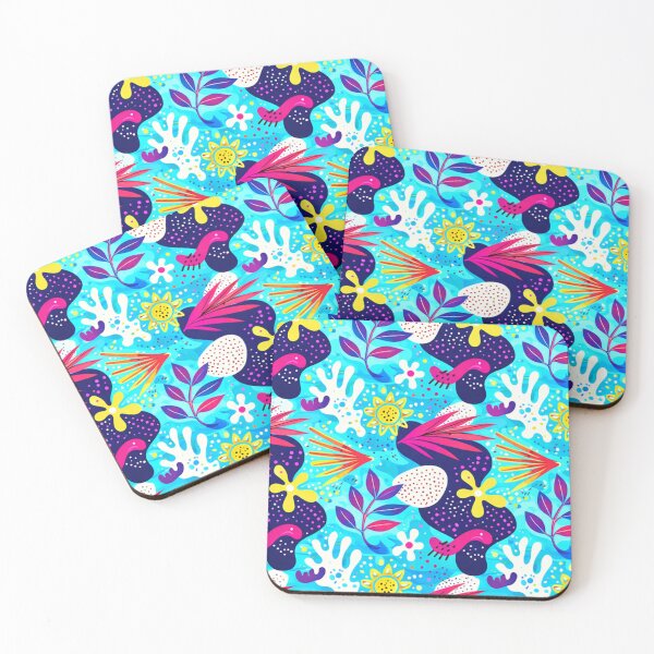 Item preview, Abstract Tropical Seamless Pattern – Colorful Modern Nature Art designed and sold by ArtoryNest.