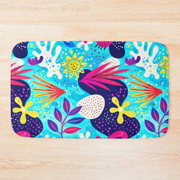 Item preview, Abstract Tropical Seamless Pattern – Colorful Modern Nature Art designed and sold by ArtoryNest.