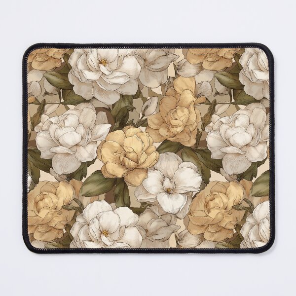 Item preview, Lush Gardenias Print  - Birth Flower Pattern  - Gifts For Men designed and sold by RoyalStarsPatts.