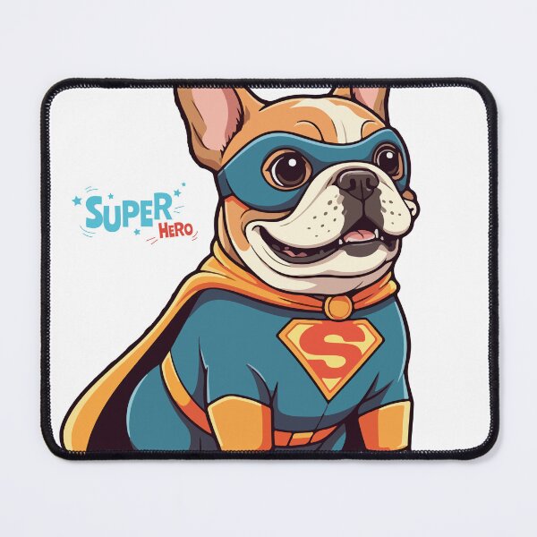 Item preview, French Bulldog Superhero – Cute Funny Dog Hero Design designed and sold by mcraft studio.