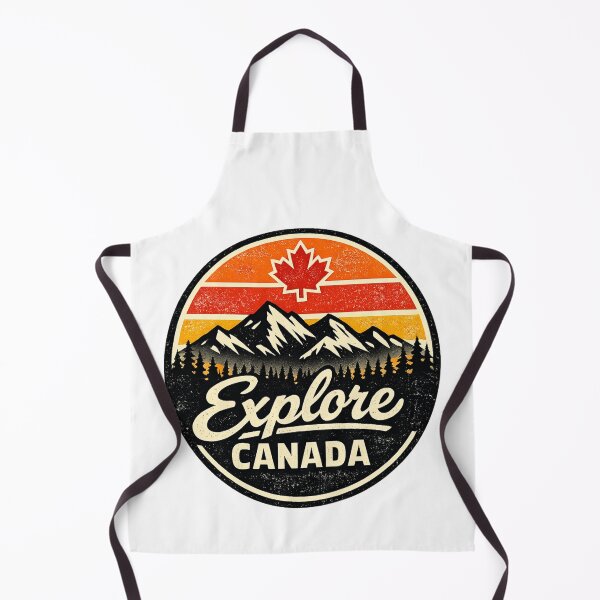 Item preview, Explore Canada Retro Mountain Badge – Vintage Canadian Outdoor Adventure Design designed and sold by Globalcitytees.