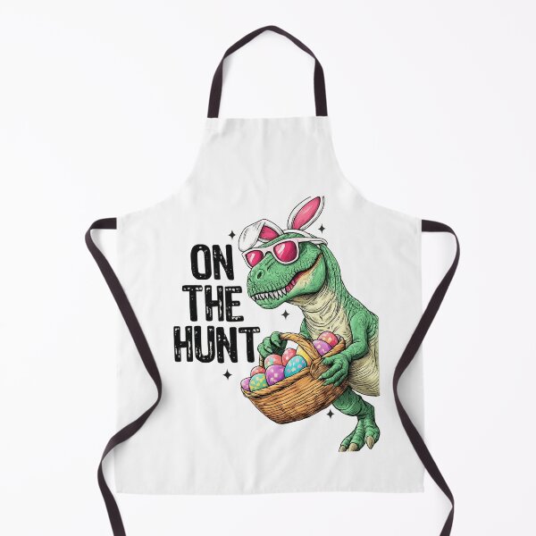 Item preview, On The Hunt T-rex Happy Easter designed and sold by Thread&Fable.