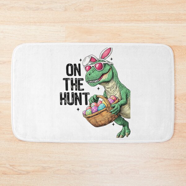 Item preview, On The Hunt T-rex Happy Easter designed and sold by Thread&Fable.
