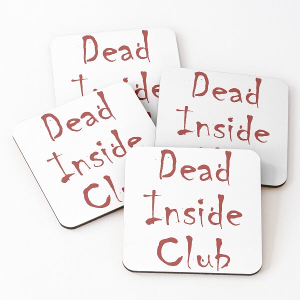 Item preview, Dead Inside Club Shirt – Dark Humor Minimal Style designed and sold by slumber-1.