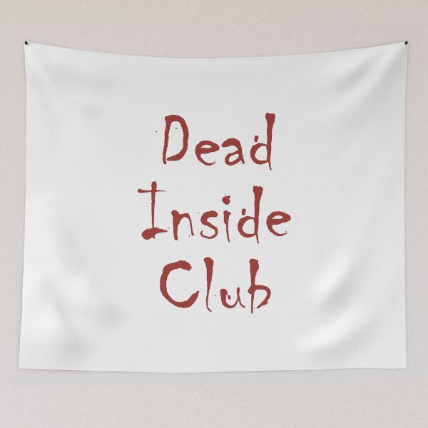 Item preview, Dead Inside Club Shirt – Dark Humor Minimal Style designed and sold by slumber-1.