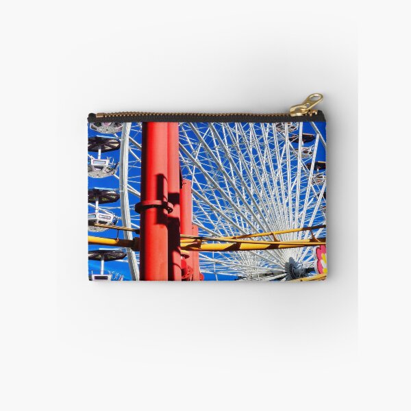 Item preview, Ferris wheel and roller coaster in the amusement park designed and sold by frankuffmann.