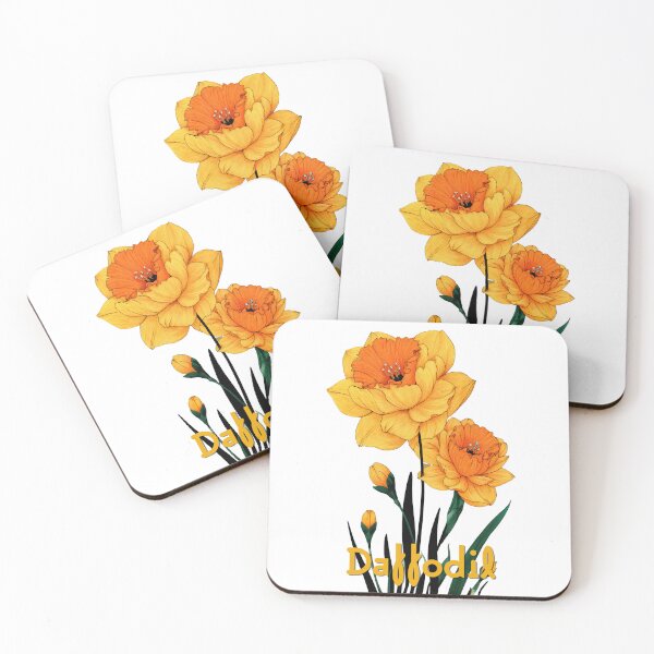 Item preview, Golden Bloom – Vibrant Daffodil Illustration designed and sold by ForeverPrintsOK.