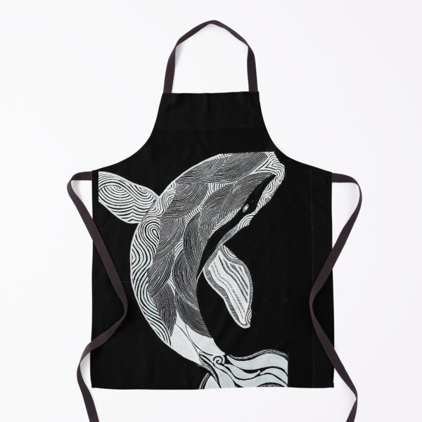Item preview, Hand draw humpback Whale - Ocean line art designed and sold by Geometry Art.