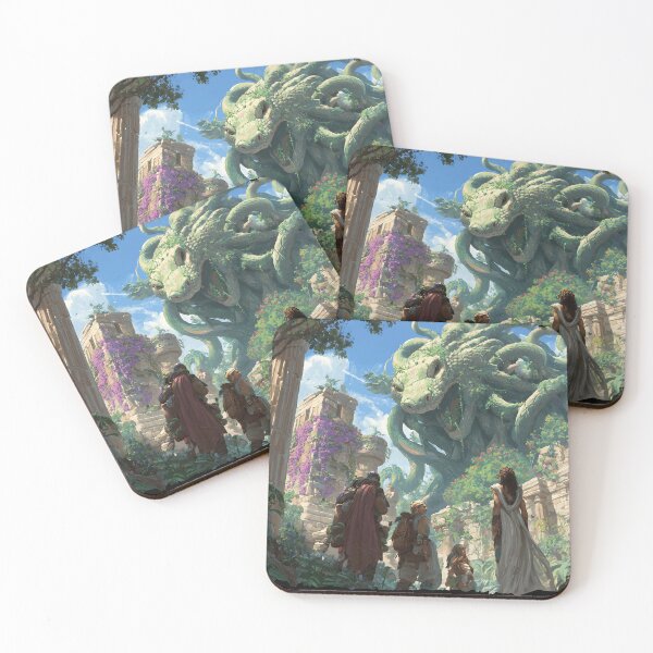 Item preview, RPG Party at Jungle Serpent Temple - Fantasy Series designed and sold by Mission Ready.