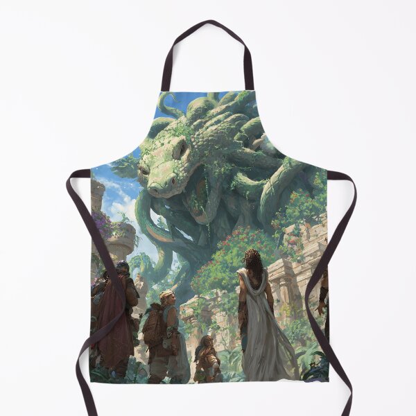 Item preview, RPG Party at Jungle Serpent Temple - Fantasy Series designed and sold by Mission Ready.