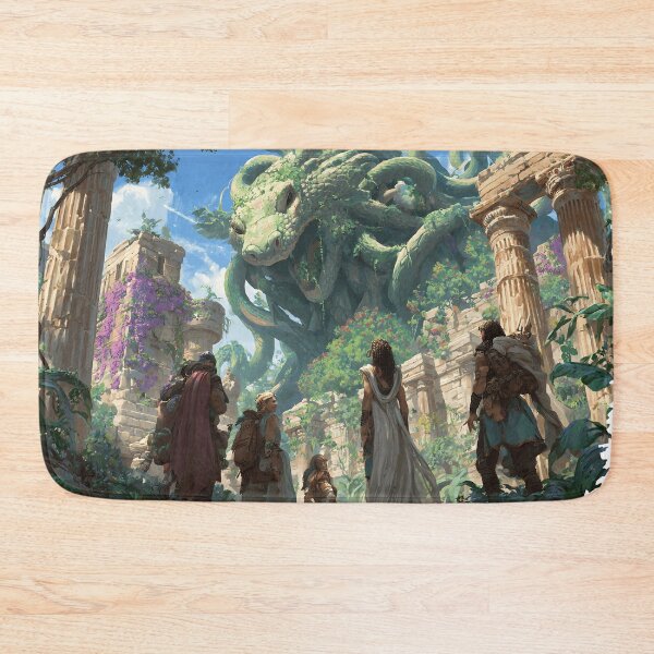 Item preview, RPG Party at Jungle Serpent Temple - Fantasy Series designed and sold by Mission Ready.