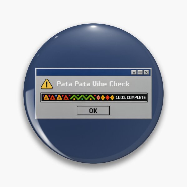 Item preview, Pata Pata Vibe Check Retro Tech Humor designed and sold by SplashTastic.